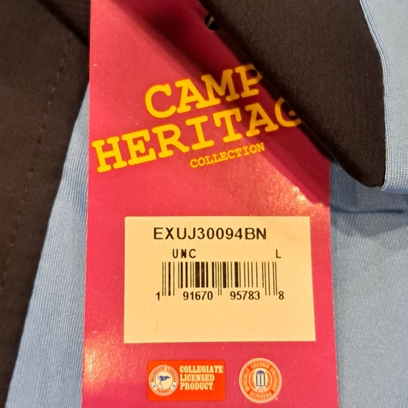 CAMPUS HERITAGE NCAA UNC CAROLINA TARHEELS ZIP UP HOODIE JACKET,BLUE L - Picture 10 of 11